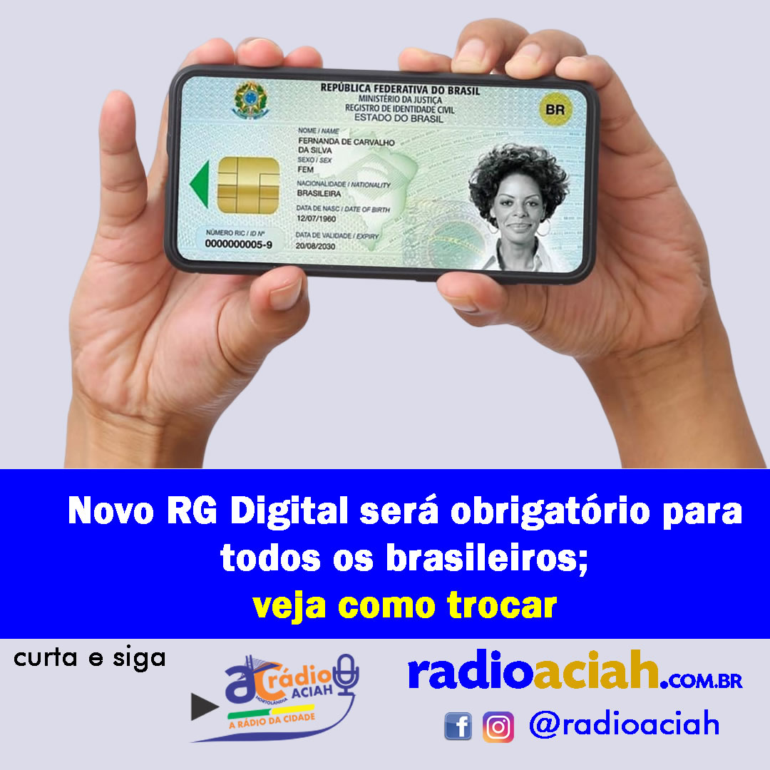 Governo Federal lançou o novo RG Digital, documento que será oficial de todos os cidadãos brasileiros. Veja como emitir